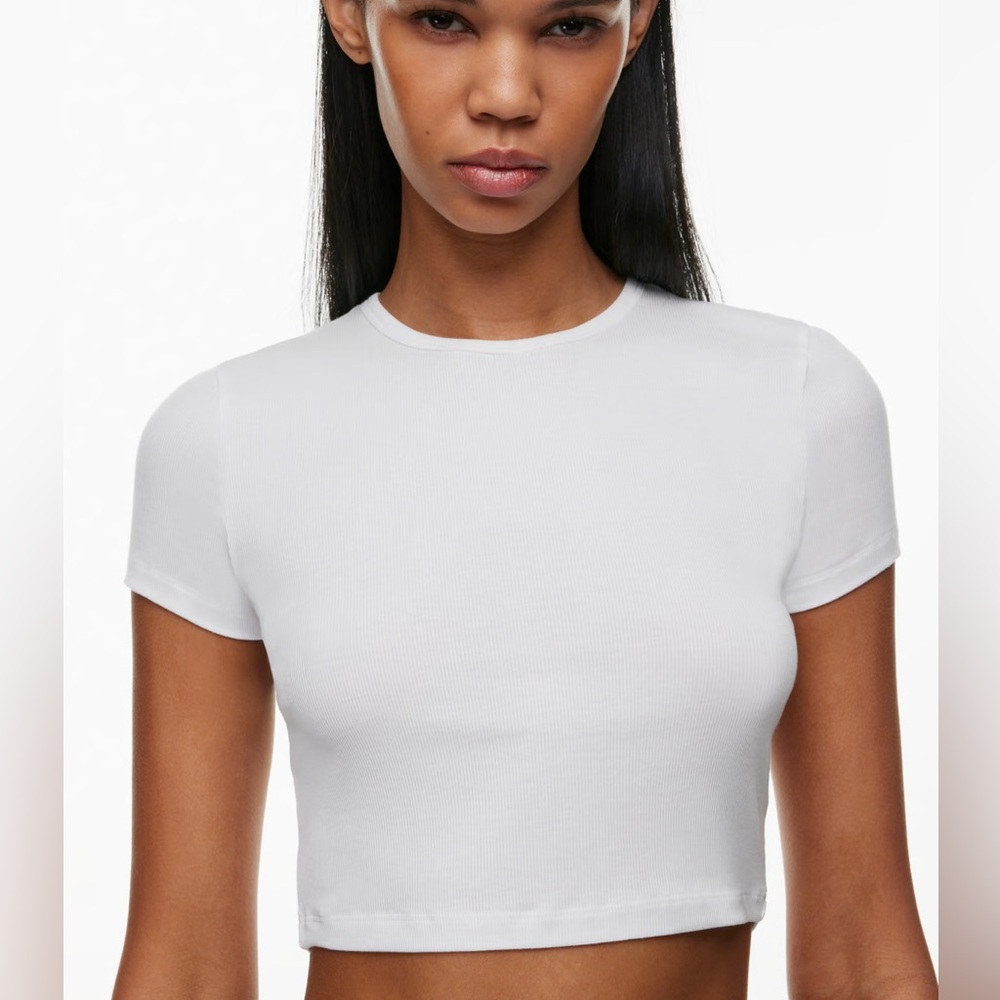 BNWT Sunday Best cropped bliss top in frosted lavender size SMALL